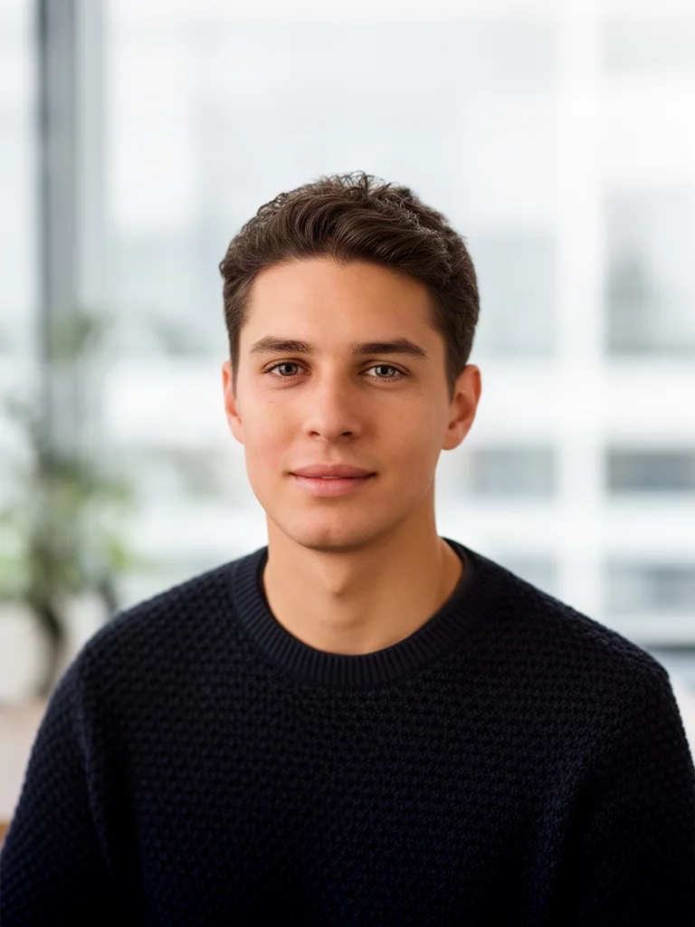 Modern office, AI Headshot Generator example: After