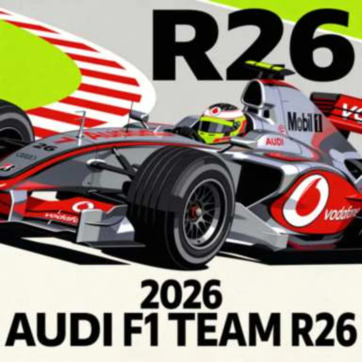 Race car poster, AI Image Upscaler example: Before